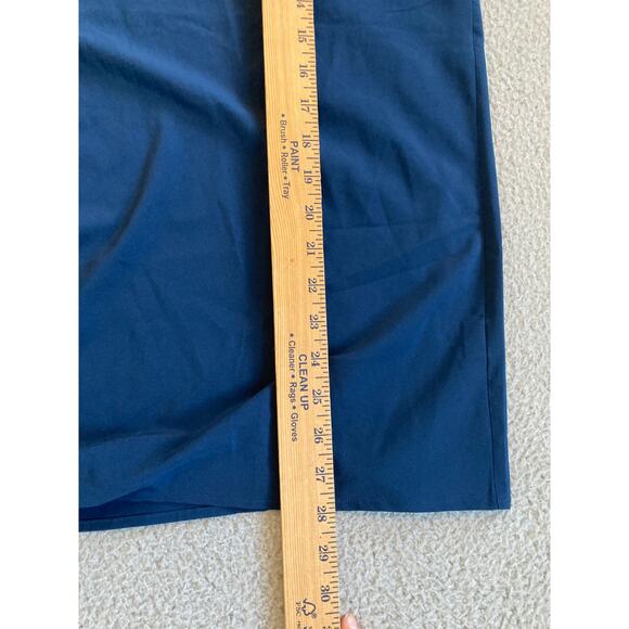 NWT Soft Surroundings Top Large Boxy Oversized Stretch Blue Career Modern Blouse - Picture 8 of 12